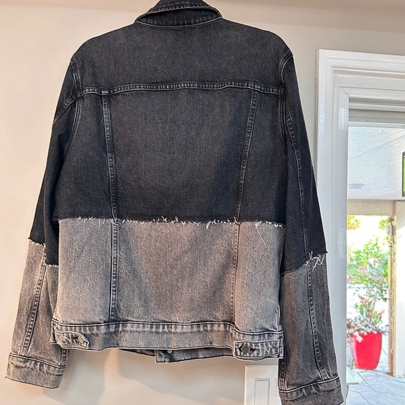 Frame Fashion Patchwork Jean Jacket - Picture 2 of 7